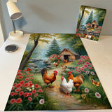 Wald Hühnerhaus -Puzzle 1000 Stücke