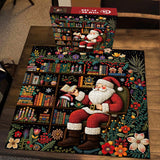 Le jardin du Père Noël lit Puzzle de puzzle 1000 pièces