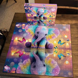 Rainbow Elephant Jigsaw Puzzle 1000 Pieces