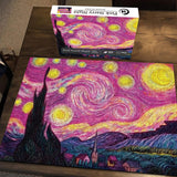 Pink Starry Night Jigsaw Puzzle 1000 pezzi