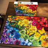 Rainbow Blooms Jigsaw Puzzles 1000 Pieces