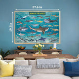 Ocean Theme Shark Jigsaw Puzzle 1000 Pieces