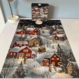 Snowy Night Village Jigsaw Puzzle 1000 Pieces