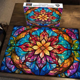 Stained Glass Mandala Jigsaw Puzzle 1000 Pieces