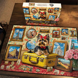 Travel Puppy Jigsaw Puzzle 1000 Pieces