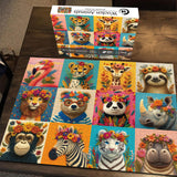 Woolen Animals Jigsaw Puzzle 1000 Pieces