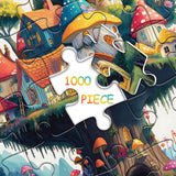 Fantasy Mushroom House Jigsaw Puzzle 1000 Pieces