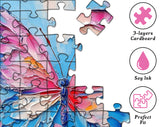 Colorful Winged Beauty Jigsaw Puzzle 1000 Pieces