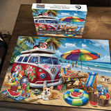 Seaside Pawprints Jigsaw Puzzle 1000 piezas