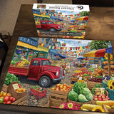 Puzzle de puzzle de bazar vibrant 1000 pièces