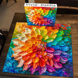 Vivid Dahlia Jigsaw Puzzle 1000 Pieces