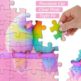 Rainbow Couple Bird Jigsaw Puzzle 1000 Pieces