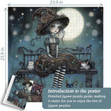 Moonlit Gothic Girl Jigsaw Puzzle 1000 Pieces